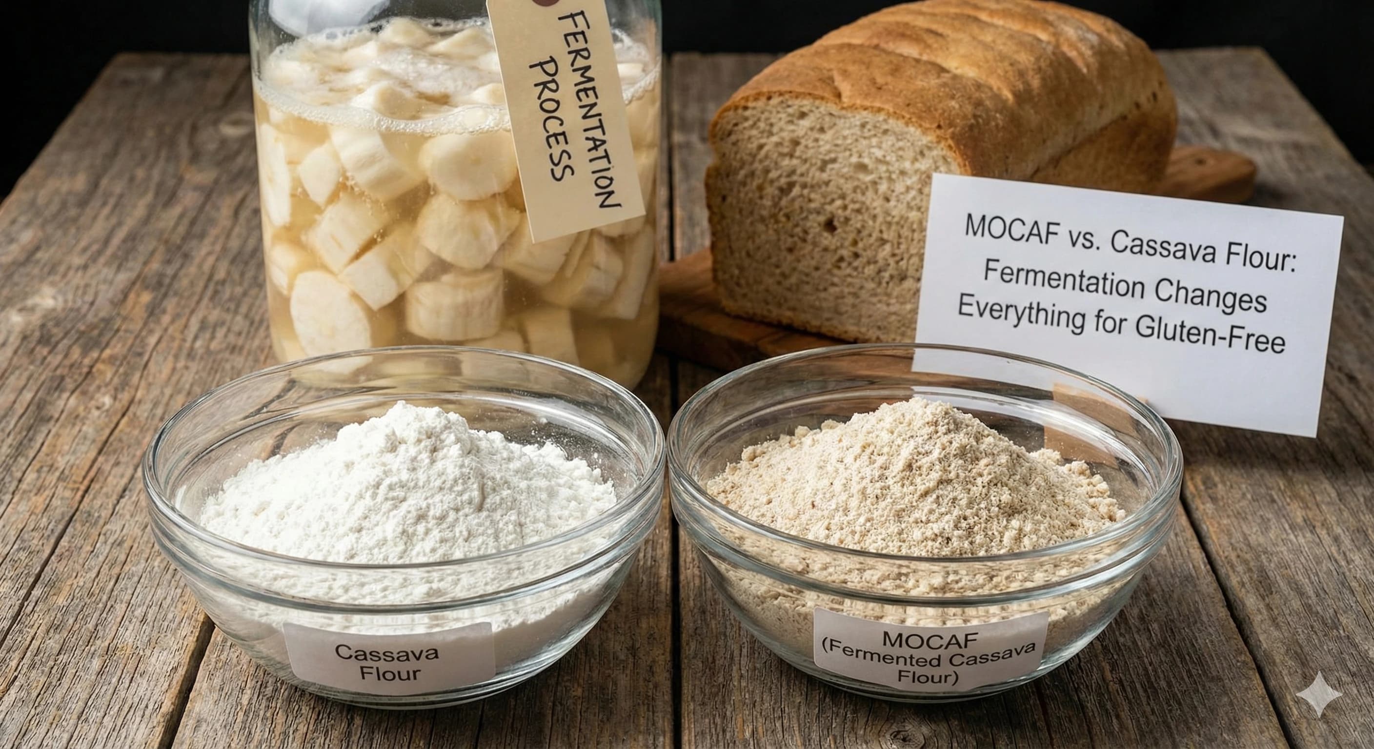 MOCAF vs. Cassava Flour: Why Fermentation Changes Everything for Gluten-Free